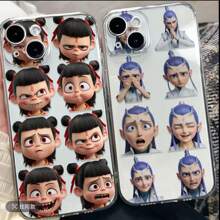 كفر هاتف سيليكون شفاف رومانسي فني إبداعي عالي الجودة متوافق مع هواتف أيفون 16 برو ماكس، أيفون 15 برو ماكس، أيفون 14 برو ماكس، أيفون 13 برو ماكس، أيفون 12 برو ماكس، أيفون 11 برو ماكس، أيفون 16 برو، أيفون 15 برو، أيفون 14 برو، أيفون 13 برو، أيفون 12 برو، أيفون 16، أيفون 15، أيفون 14، أيفون 13، أيفون 12، مع طباعة كرتونية لزهرة الإفيليوم الوادن