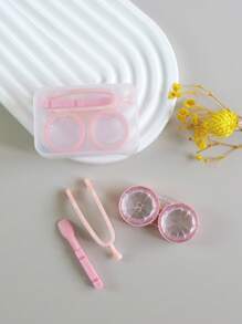 eyekan 1-Piece Set With 6 Compartments: Y2K Style Sweet & Cool Butterfly Print Contact Lens Storage Case Eye Contacts Contact Lenses For Eyes Colored Contacts Makeup