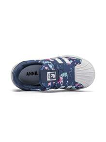 Annil Children's Shoes Boys Girls Shell Head Board Shoes Sneakers Shoes Spring - Blue - View 4