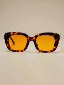 1 Pair Creative Fashion Fashion Glasses, Metal Hinge & Arm Design, Suitable For Daily, Outdoor Sports, And Vacation