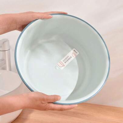 3pcs/Set Thick PP Plastic Basins, Large Size For Face Washing, Clothes Washing, Foot Soaking, Vegetable Washing,