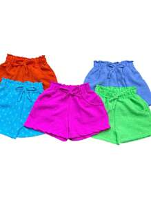 KIT WITH 2 Girls' Shorts - Multicolor - View 4