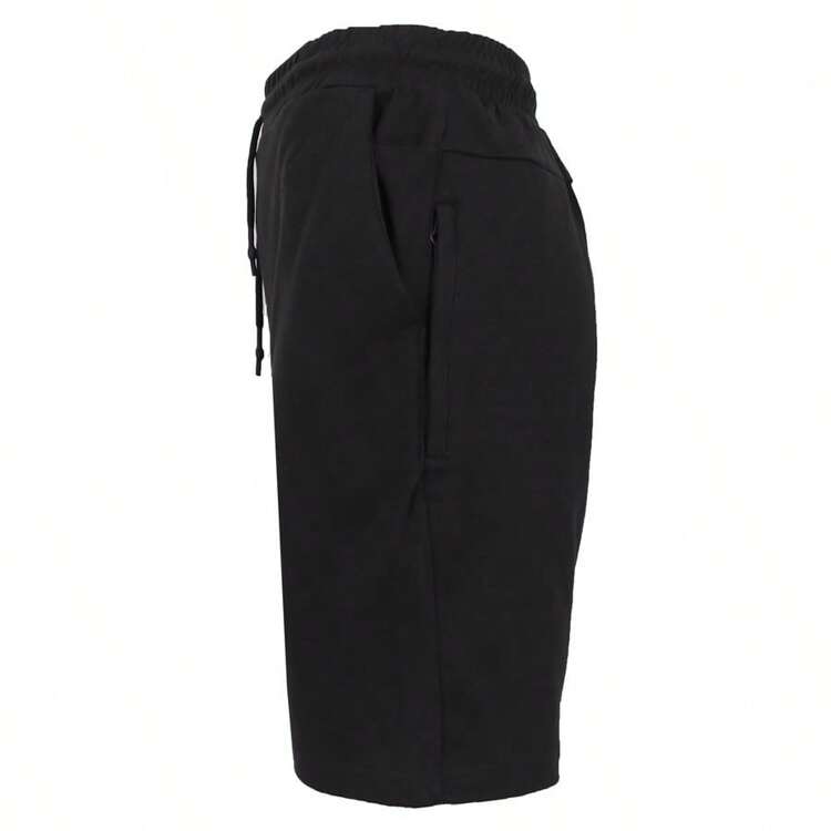 3-Pack Men's Tech Fleece Jogger Lounge Sweat Shorts With Zipper Pockets (Sizes, S-2XL) - Đen & Xám thạch nam & Camo - Xem 3