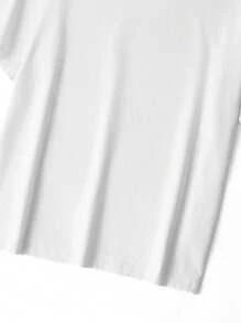 Trừu tượng tinh tế, Chân dung đính hạt, Họa tiết đôi môi đỏ gợi cảm, Áo phông trắng 100% cotton mùa xuân và mùa hè Áo thun nữ tay ngắn, Quần áo phong cách đường phố rộng rãi, Phù hợp với Rock Punk, Giải trí tại nhà - Xem 6