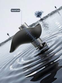 1 Pair Spiral Waterproof Anti-Noise Swim Earplug, Made Of Silicone, Comfortable And Fashionable Swimming Accessories