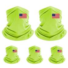 5 件/2 件/1 件美国国旗印花颈套脸部服装颈套面罩围巾防晒透气头巾透气防晒防风适用于滑雪钓鱼徒步骑行春夏季 - 彩色 - 查看 8