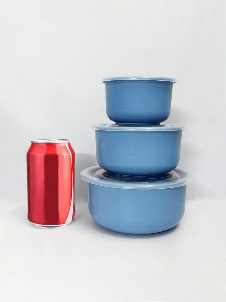 1 件或 3 件冰箱食品储存容器套装，尺寸可选 S/M/L - 粉色 - 查看 2