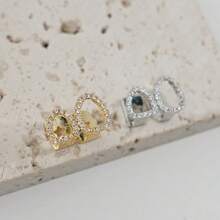 2 件上牙和下 6 颗牙齿全氧化锆牙套，时尚个性牙套，派对闪亮焦点配件，礼物牙套，男女通用 - 彩色 - 查看 8