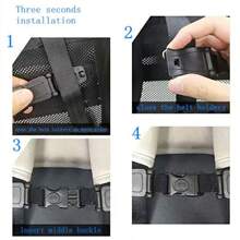 1pc Child Car Seat Strap Buckle, Backpack Strap Adjuster, Chest Clip Fastener, Car Accessories