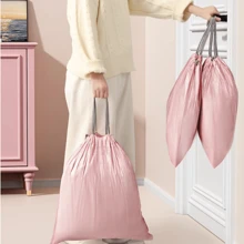 16/32/48 piezas Bolsas de basura con doble capa reforzada, con cordón para uso doméstico, bolsas de plástico para cocina extra gruesas, bolsas de basura para dormitorios de estudiantes