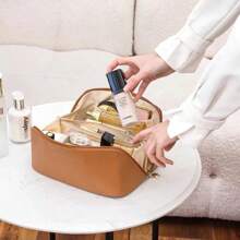 Bolsa Necessaire Super Espaçosa Maquiagem Portátil Para Viagem