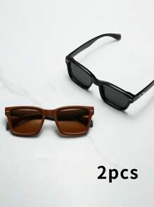 2-piece Combination (1 Black Gray + 1 Tea)