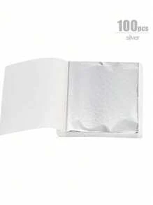 100 片仿金箔适用于艺术、镀金、绘画、家具装饰、仿金箔板 - 彩色 - 查看 10