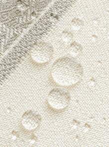 1pc Handwoven Tassel Decor Table Runner, Water-Repellent & Stain-Resistant, Modern Minimalist Style, Elevates Dining Table Artistry For Family Gatherings Or Holiday Celebrations - Grey - View 2