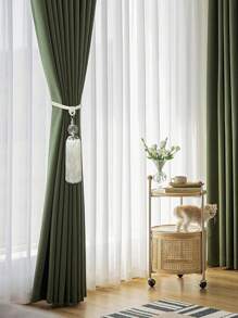 1pc/2pcs Luxury Crystal Pendant Tassel Tie Backs, Multi-Color Options, Suitable For Curtain Fixation And Decoration Gifts Birthday Graduation - Crystal Pendant - View 6