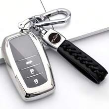 Premium TPU Car Key Fob Cover - Full Protection Case Key Shell For Crown For Prado For Highlander For RAV4 For Alphard For Vellfire For Harrier For BZ4X Anti Fall And Dust-Proof Keybag