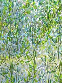 1卷窗户隐私膜彩色玻璃窗膜彩虹窗膜窗户贴纸非粘性可重复使用装饰用于房间礼物生日毕业房间装饰家居装饰墙壁装饰浴室装饰卧室装饰房间装饰用品客厅装饰家居装饰客厅墙壁艺术墙纸贴纸 - 白色 - 查看 6