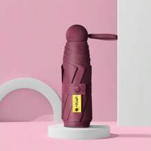 1pc Mini Foldable Umbrella UV Protection Mini Sun Umbrella Dual Use Portable Box To Store Sunshade Umbrella Mini Umbrella