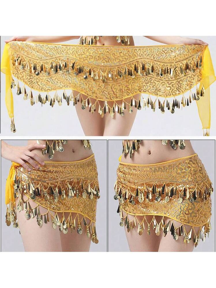 MEGAUK Cintura Da Donna In Stile Retrò, Con Frange, Per Danza Del