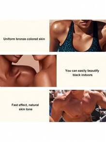 自助晒黑摩丝，古铜色，让肌肤自然亮泽，保湿，无需日光浴 - 彩色 - 查看 10