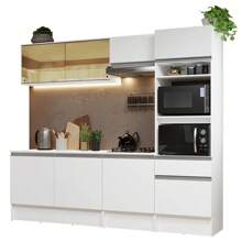 Mueble De Cocina Integral 240 Cm Diamante Madesa 06 - Blanco - Ver 3