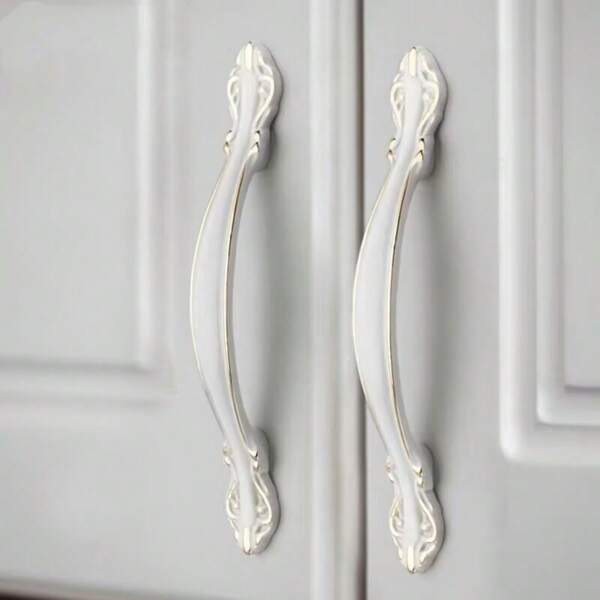 1pc Aluminum Alloy Handle, European Style Cabinet Pull, Drawer Wardrobe Door Handle, Modern Minimalist Furniture Hardware Pull