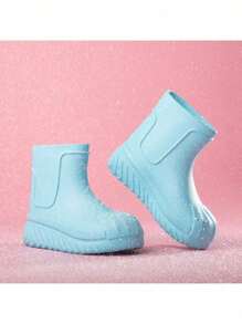 Women's Adult Galoshes Waterproof Rain Boot Low Shaft 33 To 40 Scaleno - Màu xanh lam - Xem 3