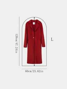 1 pezzo Sacchetto antipolvere per abiti, tasca trasparente lavabile appesa, copri-abito, telo protettivo per abiti, custodia protettiva appendibile per abiti con cerniera completa, copriabiti semitrasparente per organizzazione dell armadio, in materiale PEVA resistente a polvere e muffa, adatto per riporre abiti di stagione, salva spazio e facile da usare, protegge gli abiti da polvere, umidità e tarme, perfetto per casa e viaggio, camera da letto, organizer, archiviazione domestica