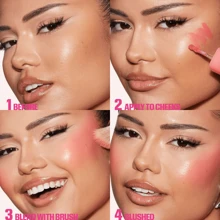 HUDA BEAUTY Liquid Blush For Soft Glow Cheek Tint With Buildable Color Non-Sticky & Long-Lasting Makeup Blush 0.15 Oz/4.5 ML -Blush Filter Soft Glow Liquid Blush-Size 0.15 Oz / 4.5 ML - Coco-Loco - 查看 6