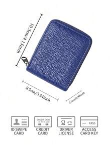 1 件 11 槽优质 PU 皮革手风琴信用卡夹男女通用简约仿皮零钱包钱包钱包迷你钱包钱包钱包钱包卡包