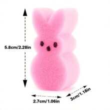 彩色泡沫兔子、复活节兔子装饰、花瓶填充物套装、春季家居装饰中心装饰品