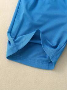Conjunto de 4 pantalones cortos de verano para niños, de secado rápido y transpirables, con estilo de béisbol, adecuados para deportes, juegos y uso casual diario