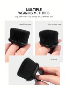 1 件指环除尘清洁刷、光滑胡须刷、男士胡须修饰梳、柔软美发沙龙和家用美发工具，适用于清洁美发沙龙、理发器、胡须、鞋子、尼龙沙龙理发、雕刻和清洁刷，适用于男士胡须、返校、旅行度假必需品、女士发饰