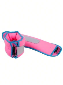 2pcs Set Adjustable 250g Weighted Wrist/Ankle Straps For Fitness, Dance, Running - Multifunctional Polyester Sports Weights With Steel Ball Filling - Unisex Gym Accessories - Multicolor - View 7