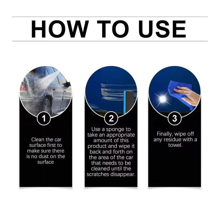 Car Scratch Repair Paste, Paint Scratch Abrasion Repair, Polishing Maintenance Coating Paste - Multicolor - View 4