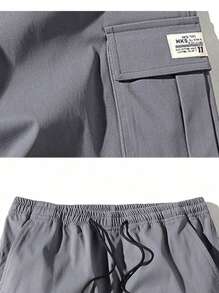 男士休闲工装短裤，户外运动宽松百慕大短裤