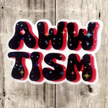 AWW TISM Vinyl Car Sticker Decal Cheap Funny Meme Dirty Joke Adhesive Label For Laptop, Notebooks, And Flat Surfaces - Multicolor - View 12