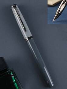 [Tùy chỉnh] 1 chiếc bút máy tùy chỉnh thanh lịch và thời trang có khắc chữ trên thân bút, ngòi bút mảnh 0,5mm hoặc ngòi bút cực mảnh 0,38mm, viết mượt mà, có kẹp túi, hộp mực có thể nạp lại, bao gồm 1 hộp quà tặng, 30 hộp mực nạp lại (đường kính 3,4mm), lý tưởng để viết hàng ngày, viết thư pháp, ký tên, quà tặng cho Ngày lễ tình nhân, Giáng sinh, Ngày của cha, Ngày nhà giáo, Lễ tạ ơn, quà tặng cá nhân hóa Trở lại trường học - nhiều màu - Xem 35