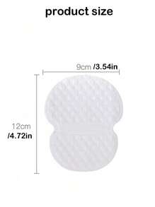 Disposable Underarm Sweat Pads - White Sweat Absorbing Stickers For Clothes, Collar Sweat Guards, One-Time Use Sweat Absorbent Patches, Odor Control & Stain Prevention Gym Accessories, Sport, Gym, Home Exercise, Sport Accessories, Gym Accessories, CrossFit Accessories - Multicolor - View 10