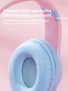 Gradient Color Wireless Headphones, Long Battery Life, HiFi Stereo Foldable Lightweight Headset,Gaming Headphones,Colorful LED Light,Gaming/Office/Party/Work/Call/, Compatible With Smartphone, Computer,TF/3.5MM