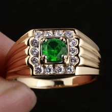 1 Stück eleganter 14K vergoldeter Verlobungs-/Ehering mit funkelnden Mehrfarbkubikzirkonia, geeignet für Bräute, luxuriöser Schmuckimitat für Frauen & Männer