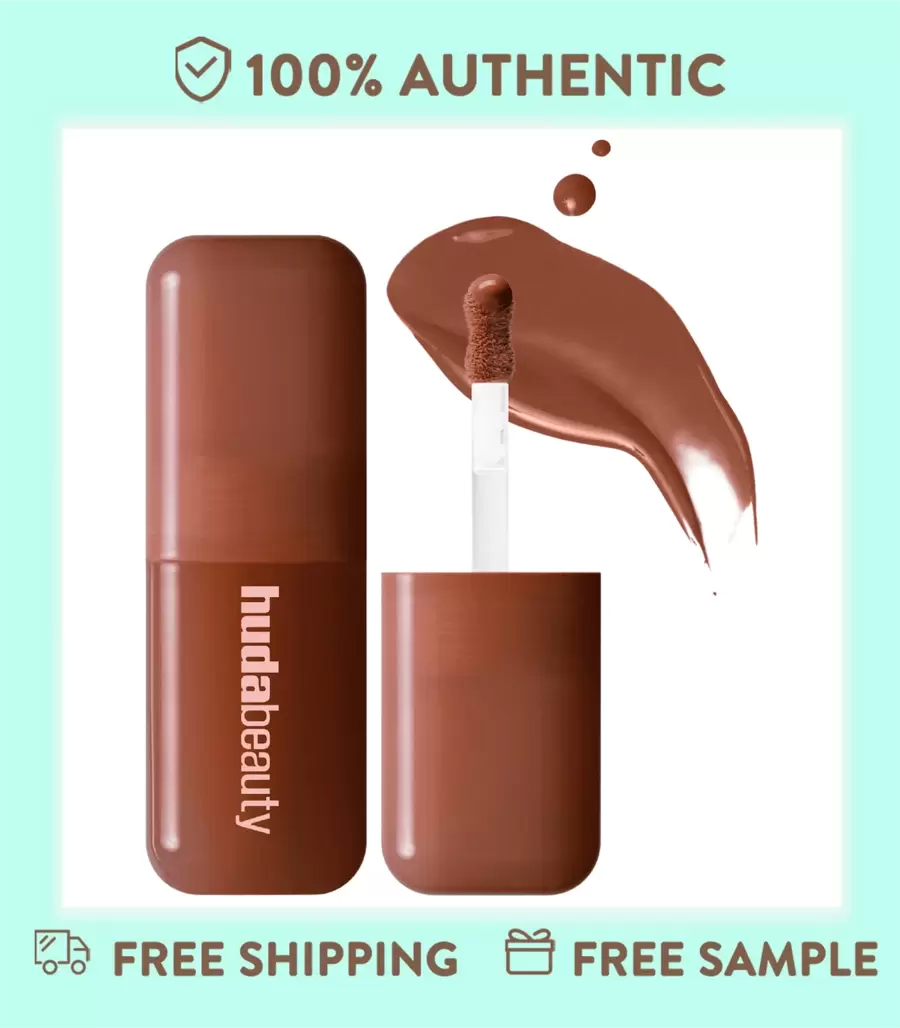 HUDA BEAUTY Liquid Blush For Soft Glow Cheek Tint With Buildable Color Non-Sticky & Long-Lasting Makeup Blush 0.15 Oz/4.5 ML -Blush Filter Soft Glow Liquid Blush-Size 0.15 Oz / 4.5 ML - Cà phê sữa - Xem 1