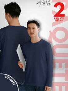 Men T-Shirts - Navy Blue - View 1