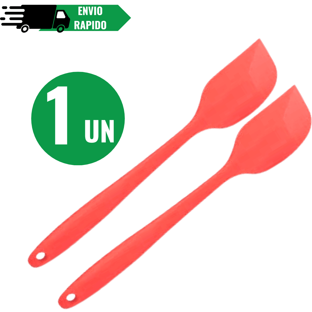 Espátula VermelhaPão duro de Silicone Grande Espátula flexível Espátula culinária Utensílio de cozinha