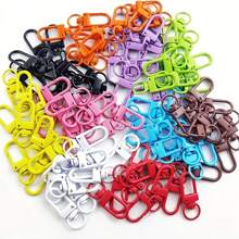 30pcs Metal Lobster Swivel Clasp Hooks, Key Chain Clips For DIY Jewelry, Keychains, Crafts And Accessory Making