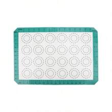 Large Macaron Silicone Baking Mat, Fiberglass Non-Stick Easy Clean Silicone Kneading Mat With Measurement Marks, 24 Circles - Multicolor - View 5