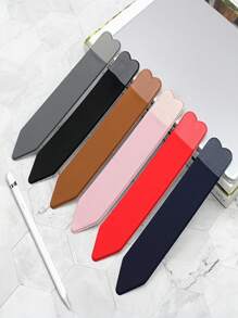 Safe Elastic Pencil Case, Self-Adhesive Tablet Pen Storage Bag, Compatible With Apple Pencil Pro, Apple Pencil (USB-C), Apple Pencil First/Second Generation - Anti Loss Mini Lycra Bag, Elastic Pencil Pocket With Adhesive Cover, Pen Holder Sticker Compatible With IPad Pen Case, Self-Adhesive Tablet Pen Storage, Suitable For Touch Screen, Capacitive Type