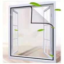 Red mosquitera autoadhesiva para ventana, malla anti-mosquitos para puerta sin necesidad de cortar, cortina de pantalla anti-insectos y moscas