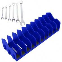 Práctico organizador de alicates, soporta hasta diez alicates, cajón de herramientas, organizador de herramientas resistente, estante de almacenamiento que ahorra espacio - Azul - Ver 3