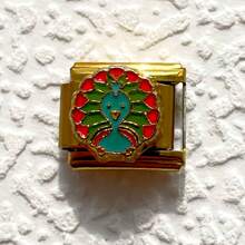 1 Pc New Italian Style Modular Personalized Bracelet Series Gold Base Red Dice Soldier Perfume Series - Gold - View 18